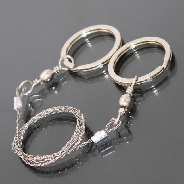 1pcs High Quality Stainless Steel Wire Saw Outdoor Practical camping Emergency Survival Gear Tools