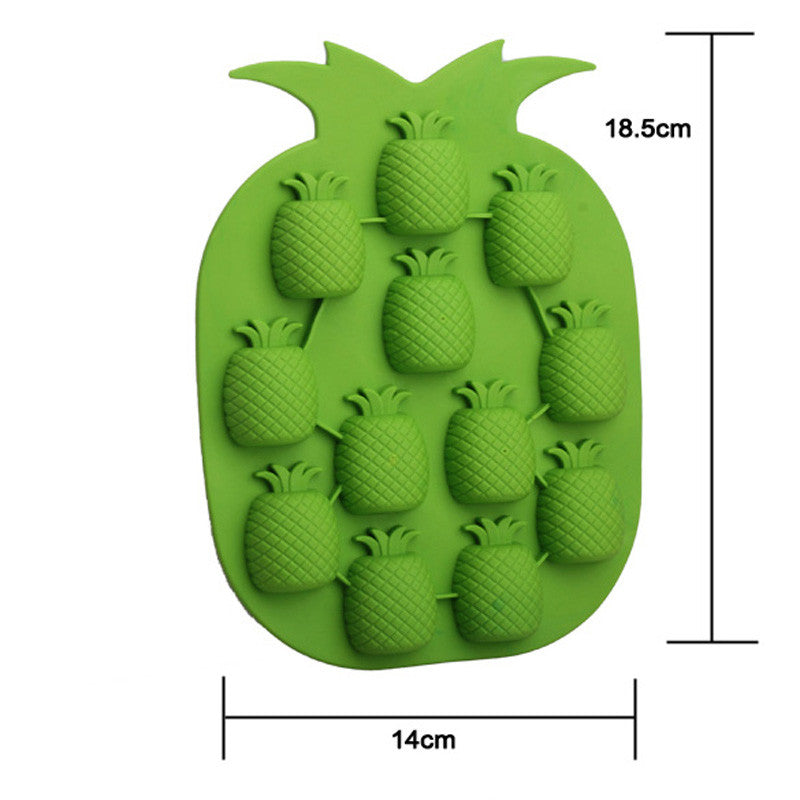 DIY Pineapple Shape Ice Mold Drink Ice Cream Cube Maker Bar Party Ice Tray Cube Freeze Mold Kitchen Bar Accessories