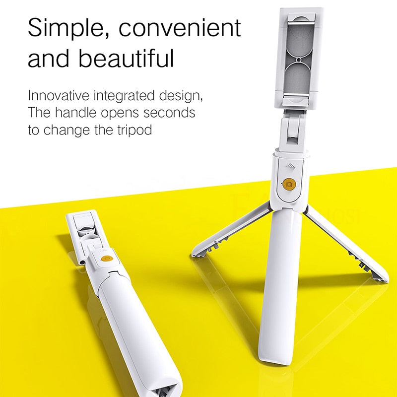Foldable mini Tripod Bluetooth Selfie stick With Wireless Shutter Extendable Monopod Universal For iPhone IOS Android