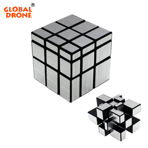 Global Drone 3x3x3 Professional Magic Cast Coated Puzzle Speed Cube Learning Education Magic Mirror Cube Toy