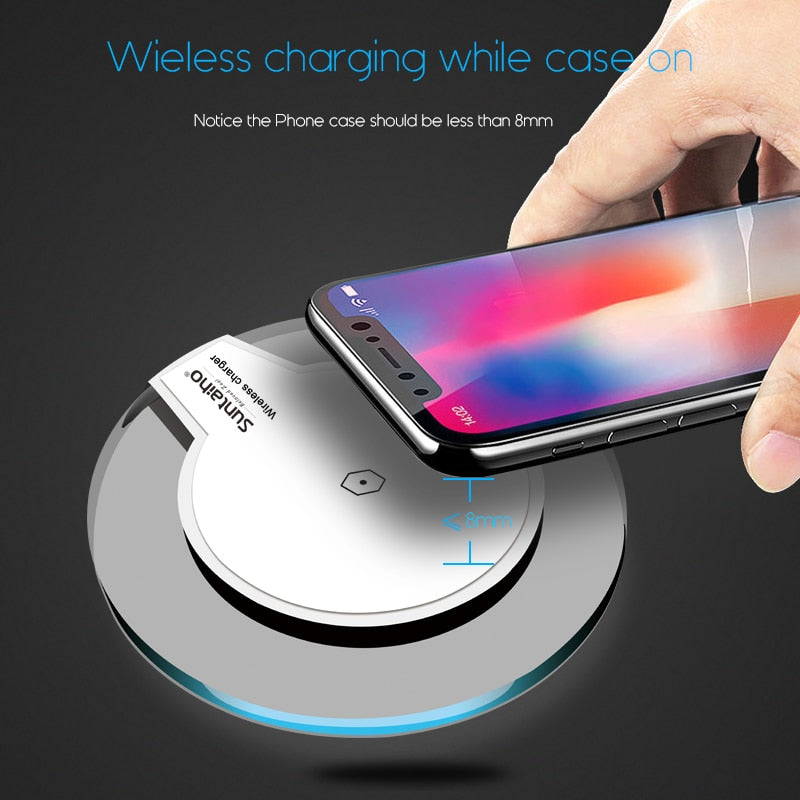 Qi  Sabre Wireless Charger for Samsung S9 S8 Plus  Fashion Charger for iphone XS MAX XR 8Plus phone.  Purchase bring in receipt and get full credit when you activate or Renew a smartphone at Telus/Cambridge Electronics Inc. in the Cornerstone Mall!
