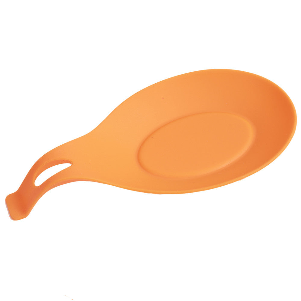 Silicone Spoon Insulation Mat Silicone Heat Resistant Placemat Drink Glass Coaster Tray Spoon Pad Kitchen Accessories