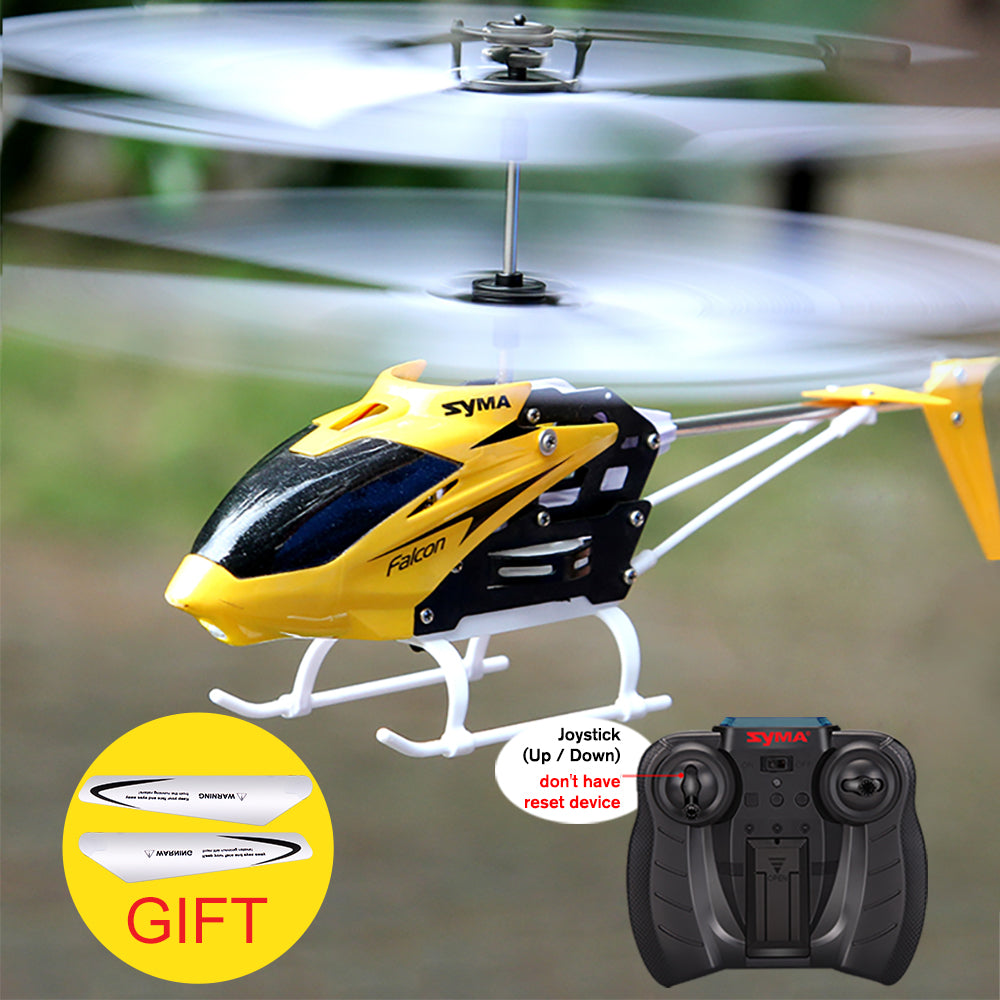 RC Helicopter 2 CH 2 Channel Mini RC Drone With Gyro Crash Resistant RC Toy Gift Red Yellow