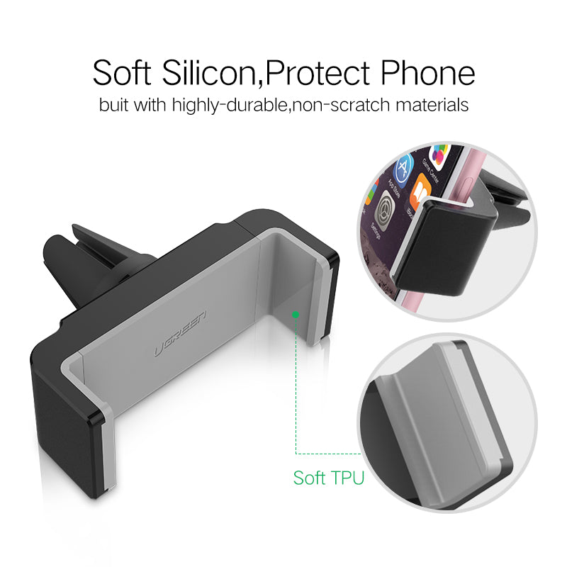 Car Phone Holder for iPhone 8 X 7 6S Air Vent Mount Holder Stand 360 Rotation Mobile Phone Stand for Samsung Xiaomi Stand