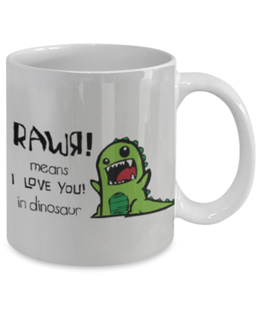 Rawr I Love you in Dinosaur