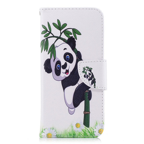 For Fundas Samsung galaxy S9 Case, Leather Case For Coque Samsung S9 Plus Case Cover Flip wallet Painted print Phone Cases