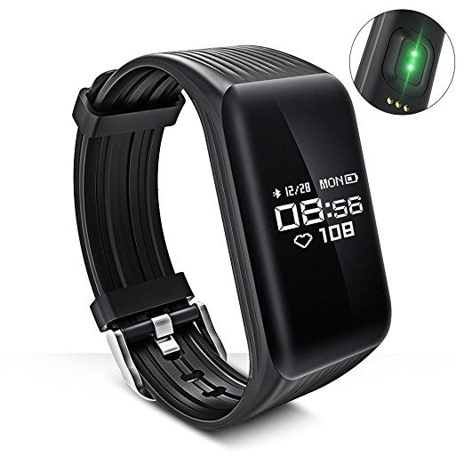 New Fitness Tracker K1 Smart Bracelet Real-time Heart Rate Monitor down to sec Charging 2 hours Useing 1 weeks waterproof watch