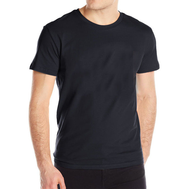 Men's T Shirt Summer 100% Cotton Casual Short Sleeve Tops Tee 100% Prepper Shooting Fashion T-Shirt Men's Clothing