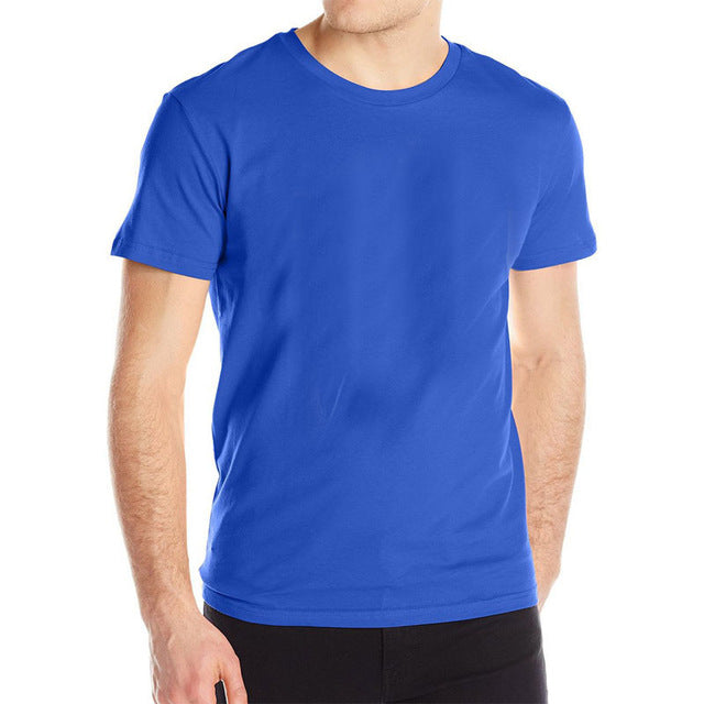 Men's T Shirt Summer 100% Cotton Casual Short Sleeve Tops Tee 100% Prepper Shooting Fashion T-Shirt Men's Clothing
