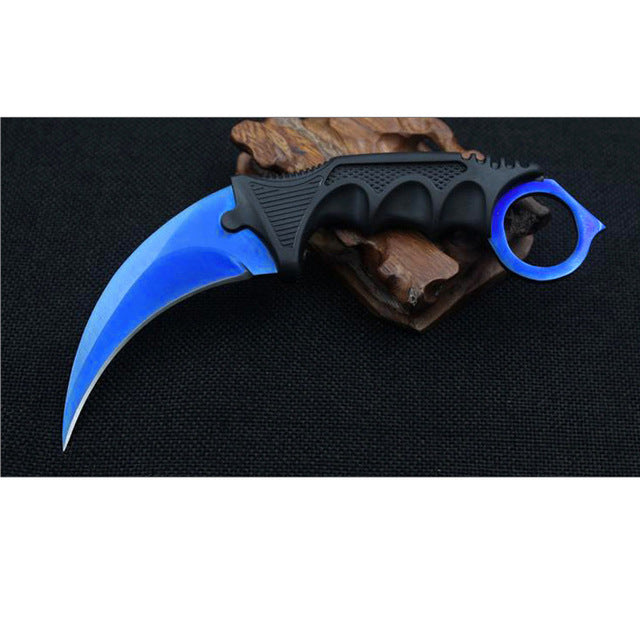 Camping Folding Knives Top Quality Tactical Claw hobby survival Karambit Ring Knife Card knife credit card knife