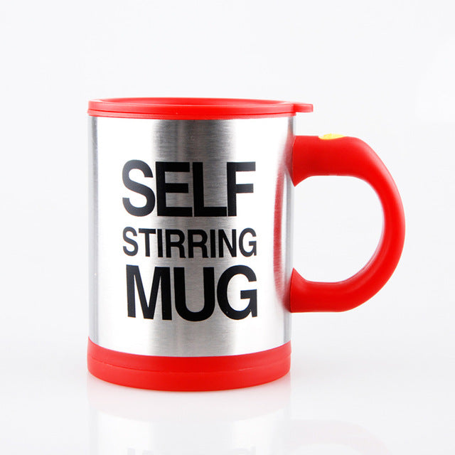 400ml Automatic Self Stirring Mug Coffee Milk Mixing Mug Stainless Steel Thermal Cup